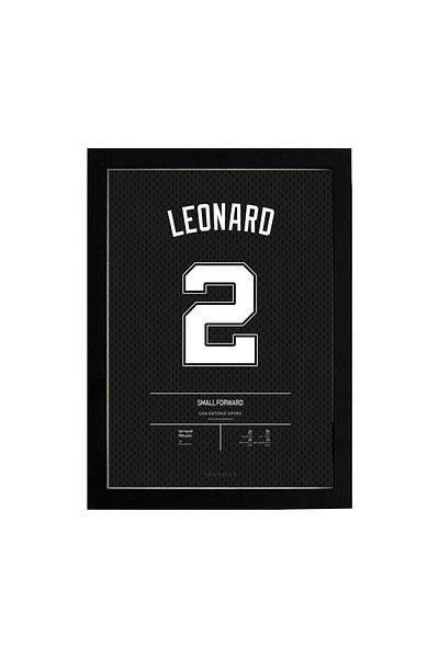KAYNOCK Kawhi Leonard, San Antonio Spurs, Basketball, Nba Poster Painting