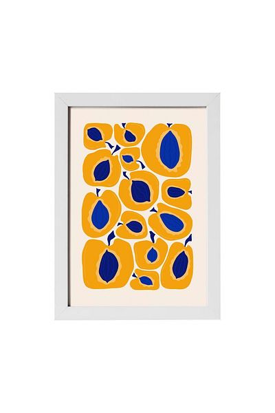 KAYNOCK Peach, Fructe, Minimalist, Decor pentru casa, Decor pentru cafenea de bucatarie Poster Tablo