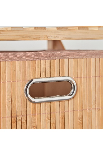 Home Box خزانة حمام ناتورا بامبو ذات 3 أدراج