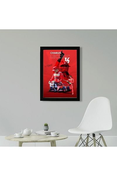 KAYNOCK Charles Leclerc, Scuderria Ferrari, Formula 1, pictură poster