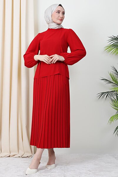 giz astore Asude İkili Takım Kırmızı