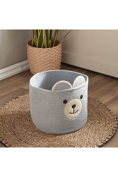 Home Box Ron Taurus Puppy Cotton Storage Basket - 32x27 cm