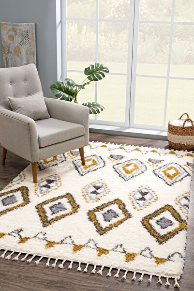 galaksihome Galaksihalı Pofuduk Serisi Post Dokuma Halı Polyester Shaggy Halı...