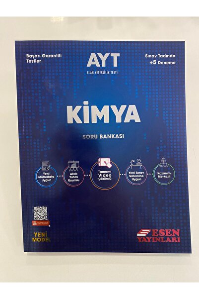 Esen Yayınları AYT KİMYA SORU BANKASI ESEN YAYINLARI YENİ MODEL
