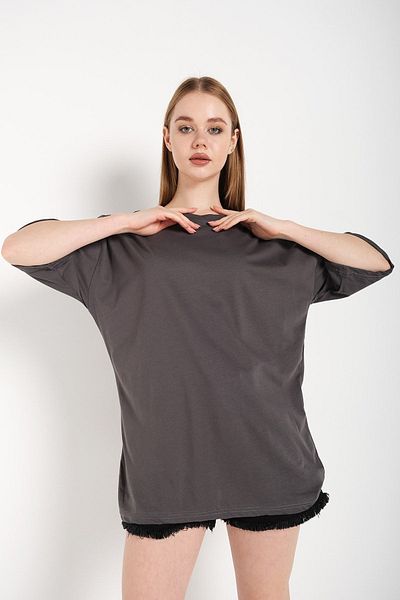 Know Γυναικείο καπνιστό μπλουζάκι Oversize