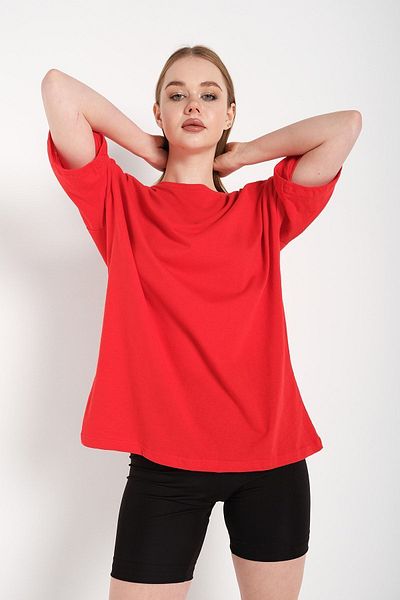 Know Női Red Oversize póló