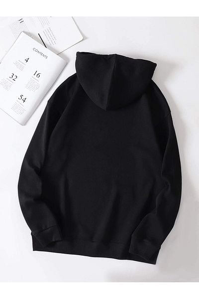 Know Unisex Μαύρο φούτερ Malibu Hoodie