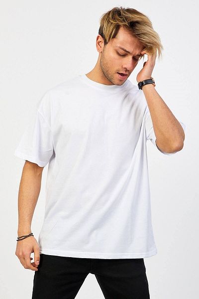 Know Λευκό μπλουζάκι Oversize απλό