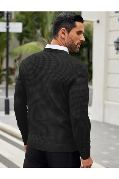 youknitwear you Marco Men's Knitwear Sweater - Crew Neck