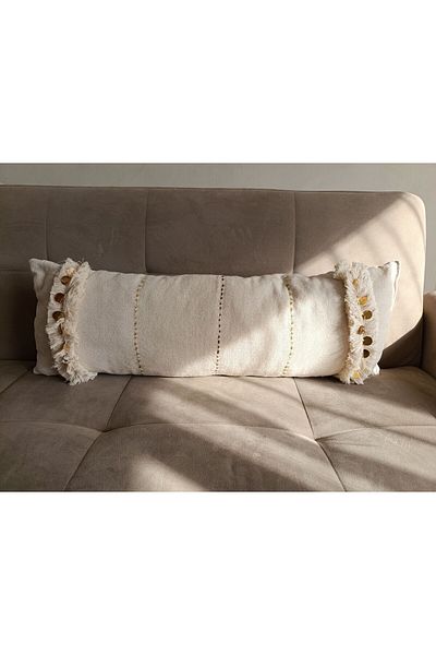 Kübrahome Scandinavian Model Bohemian Cushion Pillow 30X70 Long Pillow - Filled Inside