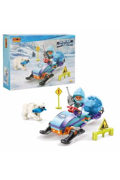 BLX Glacier 59 - Snowmobile and Polar Bear Set
