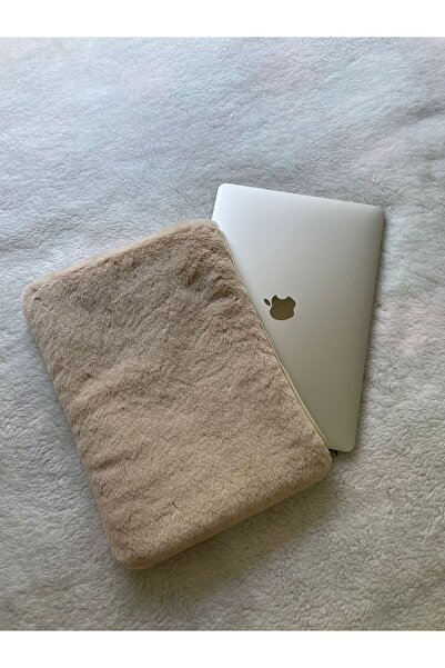 luckyjoys Krem Peluş Tüm İnçler İçin Laptop / Tablet / IPad / Macbook Çantası...