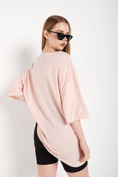 Know Women's Pink Oversize T-shirt