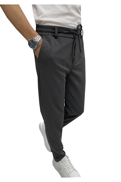 DENİM LONİ Wooking Men's Jogger - Flexible, Elastic Waist, Slim Fit Lycra Basic Cotton