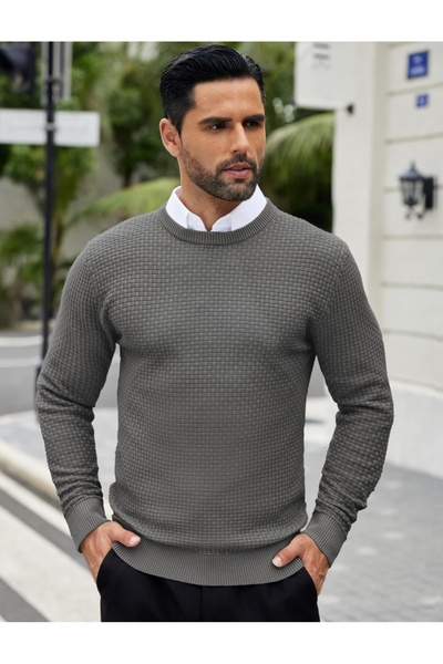 youknitwear you Marco Men's Knitwear Sweater - Crew Neck