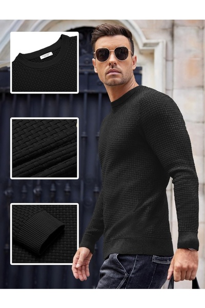 youknitwear you Marco Men's Knitwear Sweater - Crew Neck