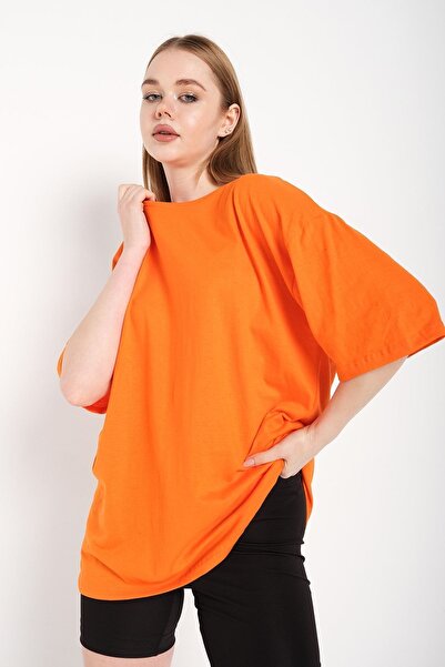 Know Πορτοκαλί Oversize γυναικείο μπλουζάκι