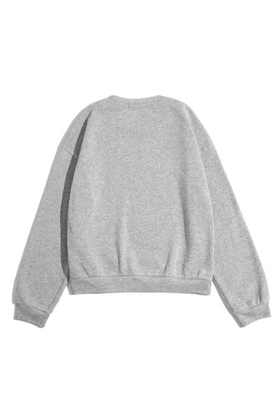 Know Γυναικείο φούτερ σε γκρι Chicago 76 με στάμπα oversize