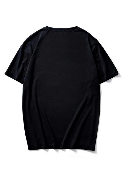 Know Ανδρικό μαύρο μπλουζάκι Tokyo World Printed Oversize T-shirt