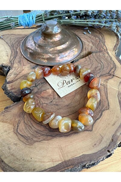 Tambl (Drummed) Agate Natural Stone Bracelet