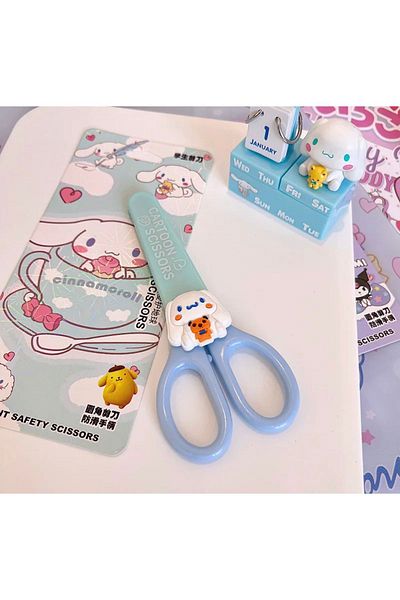 synshop Sanrio Cinnamoroll Scissors Korean Japanese Stationery Birthday Gift