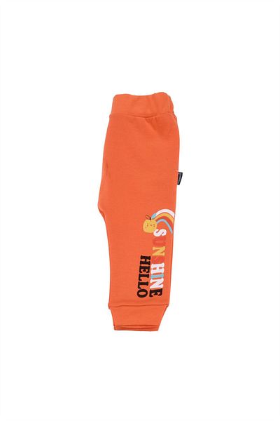 Miniworld Hello Rainbow Printed Bottom Orange