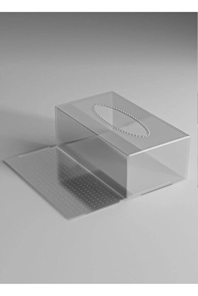 Store Clear Peçete Organizeri Pleksi Akrilik Boncuklu