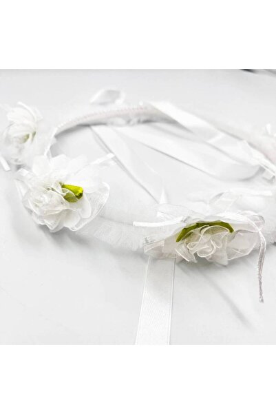 kidspartim Бантовий вінок з квітковим візерунком