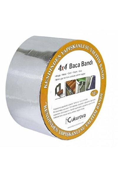 Genel Markalar Izolasyon Oto Ses Çatı Yalıtım Mahya Baca Bandı 10cmx10mt Alüminyum