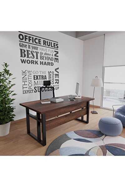 Robin Home Vivaldi A Ofis Çalışma Masası Metal Ayaklı Barok