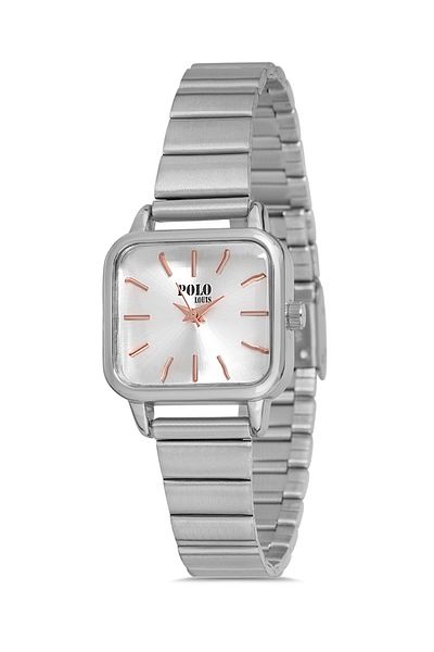 POLO Rucci 2237 Model Metal Women's Wristwatch - Square Frame Design