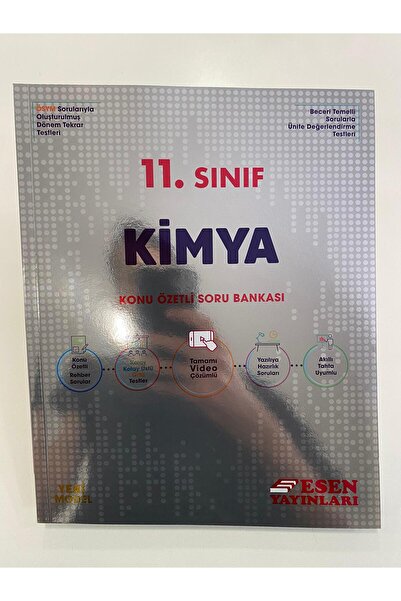 Esen Yayınları 11.SINIF KİMYA KONU ANLATIMLI SORU BANKASI ESEN YAYINLARI