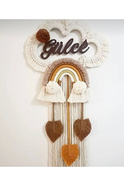 renkli mi renkli tasarım dünyası Makrome Isimli Kapı Süsü Oda Dekorasyonu