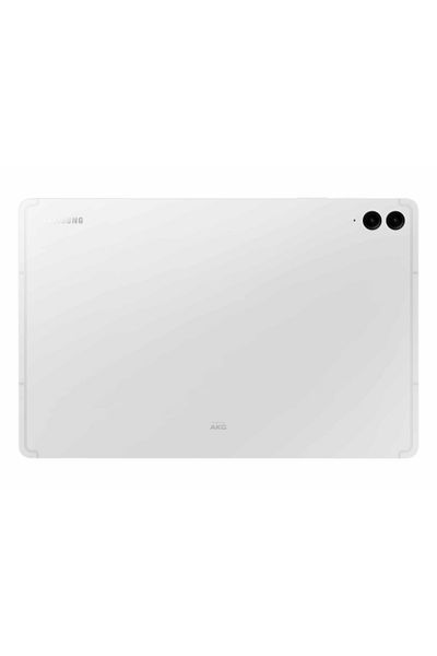 Samsung GALAXY TAB S9 FE+ 5G_12.4 بوصة 2560 × 1600 WQXGA_8 جيجابايت رام 128 جيجابايت سعة تخزين 10090 مللي أمبير_فضي