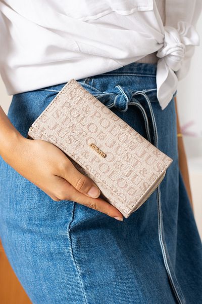 Just Polo A Quality First Class Women's Large Size Wallet