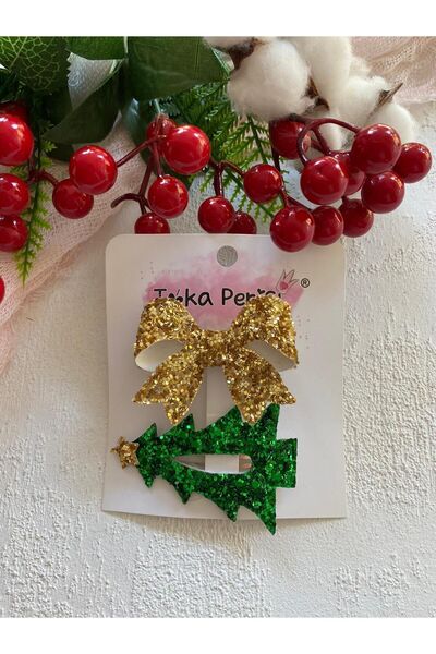 Toka Perisi Bebeluş Copil Anul Nou Cataramă Sclipici Aur Arc Pin