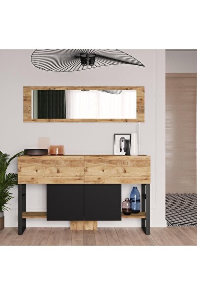 Robin Home Vegas Serisi No 26 Aynalı Vintage Konsol