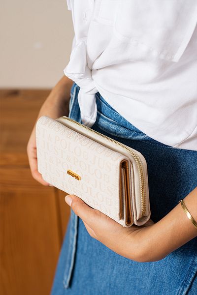 Just Polo A Quality First Class Women's Large Size Wallet
