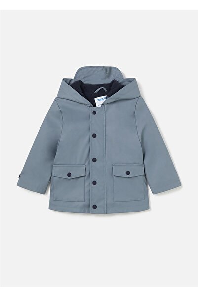 MAYORAL Navy Blue Baby Boy Parka Coat - 2470