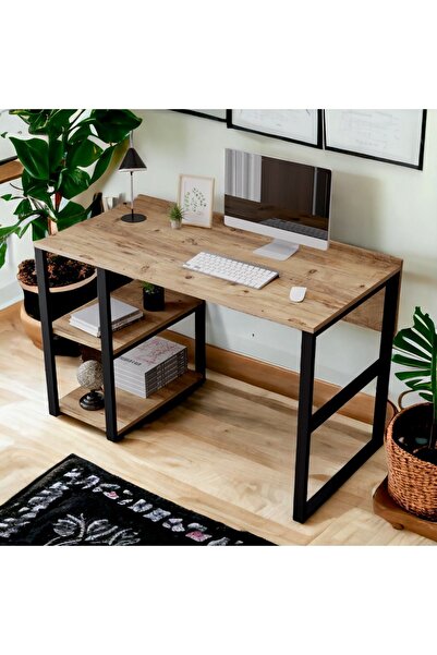 Robin Home Vegas Serisi No 8 Kitaplıklı Çalışma Masası Bilgisayar Masası
