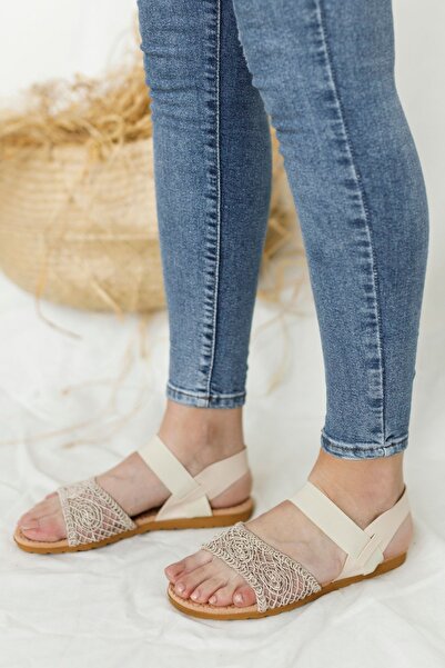 Pembe Potin Women's Mink Sandals