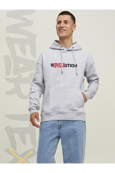 WEARTEX Revolution Printed Unisex Hooded Sweatshirt
