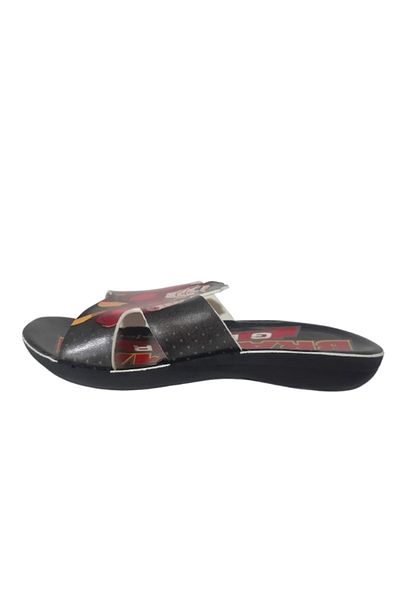 GEZER Boy's Daily Ultra Light Slippers - Μαύρο/Κόκκινο gzeer45-77