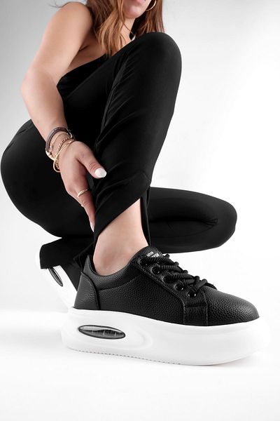 Lal Shoes & Bags Pantofi de damă Riga - negru, cu detalii transparente