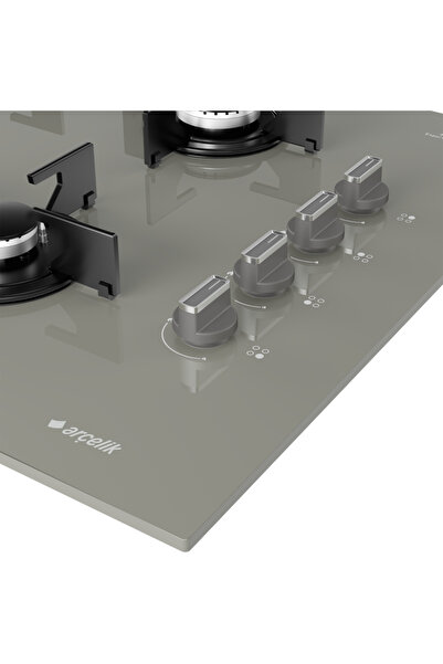 Arçelik Yeni Gri Üçlü Buhar Destekli Cam Ankastre Set (AFC 341 G ADE 606-4G OCD T 651 EG)