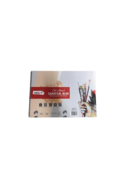 MİART MiArt Resim Defteri Çok Amaçlı Dokulu 25x35 170 Gr.