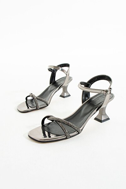 Pembe Potin Platinum Jewelled Banded Graduation Office Evening Dress Night Elegant Heeled Shoes