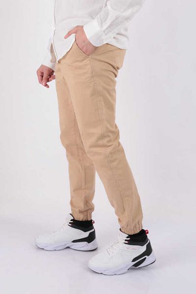 Cazador Μπεζ ανδρικό παντελόνι Jogger