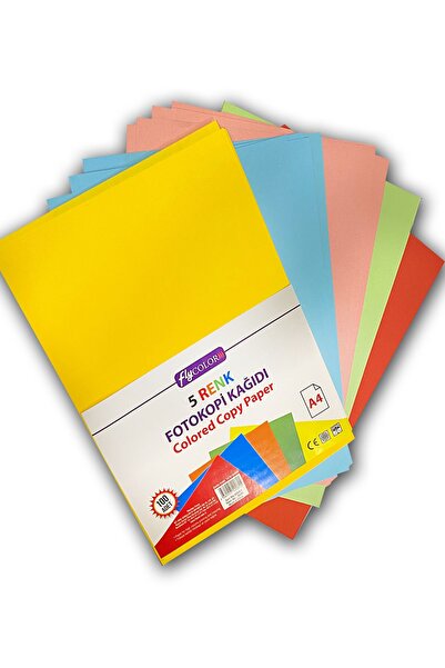 FLY COLOR Renkli A4 Fotokopi Kağıdı 100'lü