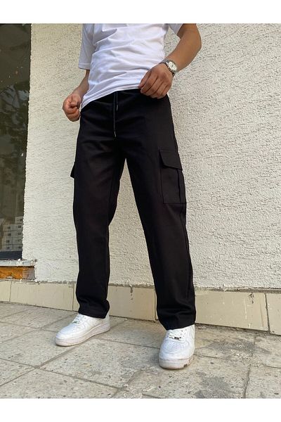majesteleristore Baggy Fit - Cargo Pocket School Pants